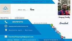 Membership card for Mr. Timothy Frimpong
